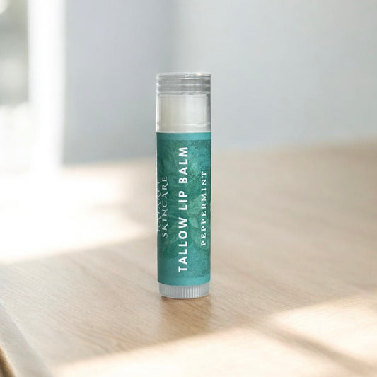 Tallow Beeswax Lip balm - Mint or Mocha