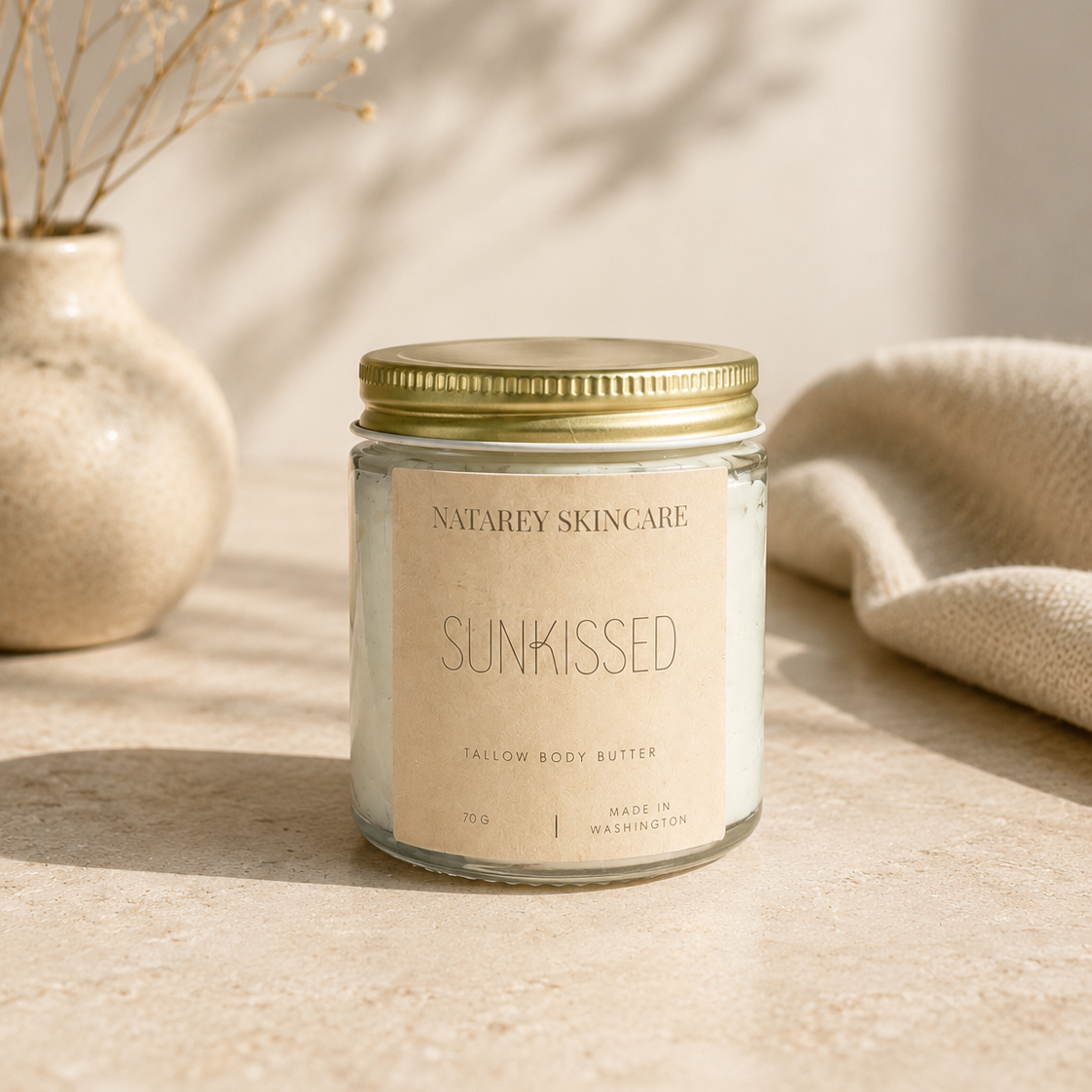 Ancestral Tallow Whipped Body Butter - Scented with natural ingredients