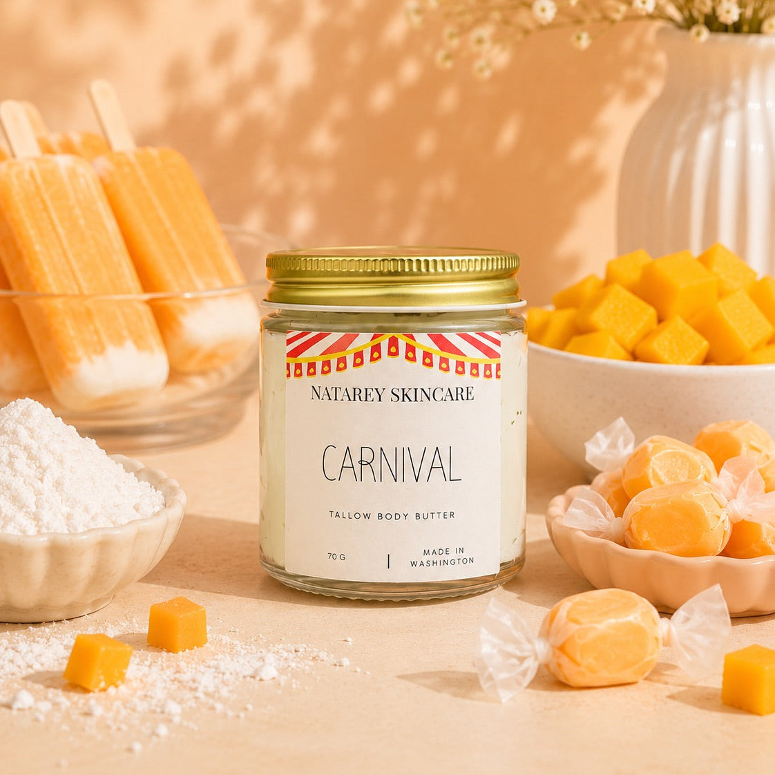 Ancestral Tallow Whipped Body Butter - Scented with natural ingredients