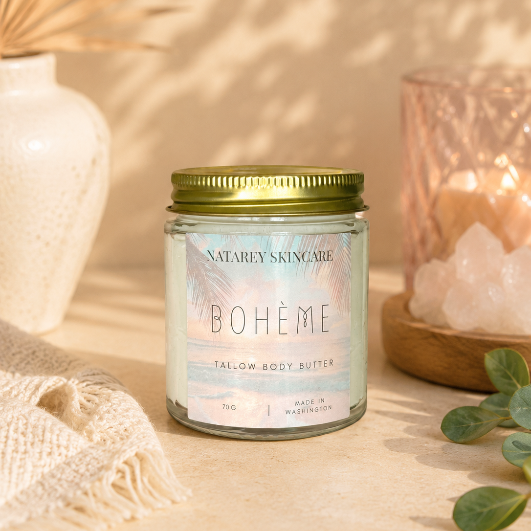 Ancestral Tallow Whipped Body Butter - Scented with natural ingredients