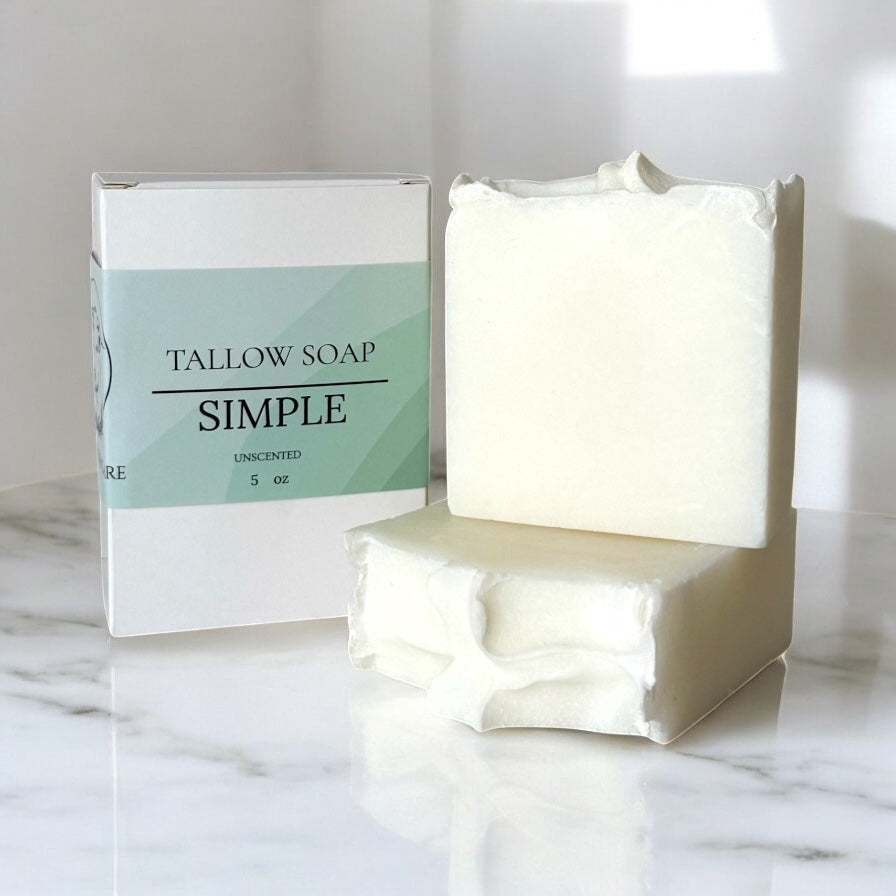 Ancestral Tallow Bar – Unscented Soap for Sensitive Skin
